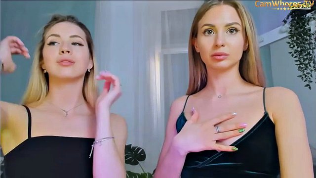 Cutie lesbian licks armpits on cam