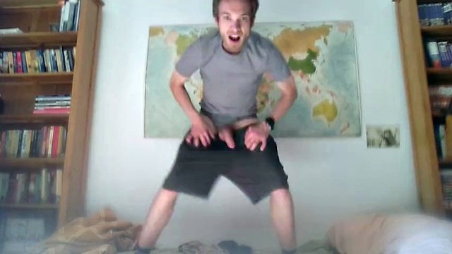Brainless Goon Bator Pissing All Over the Floor