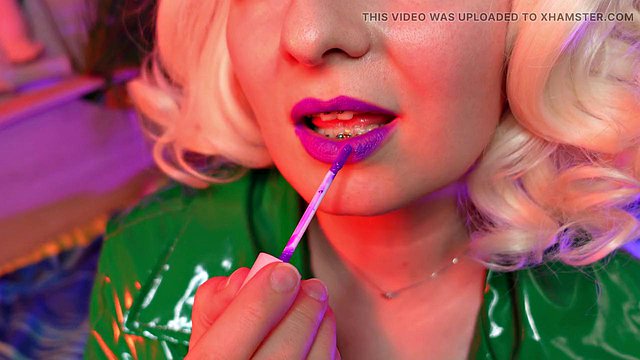 Arya Grander's Slow Lipstick Tease ASMR