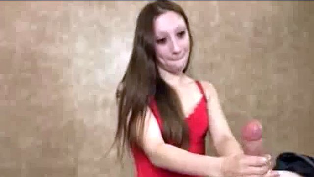 Teen girl named Brandi handjob and facial