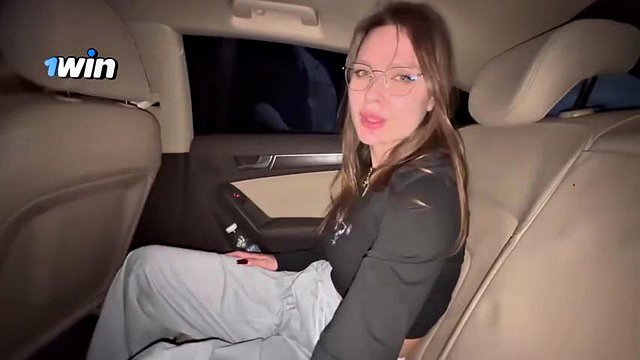 Risky fellatio in car during travel with duddys. Jizz in gullet - greatest Point of