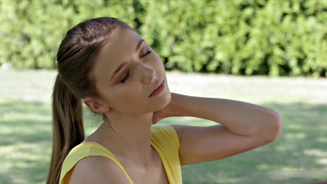 Mila Azul's Outdoor Lingerie Tease