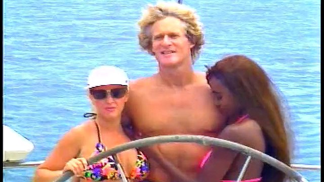while he sails his maid sucks on his hung