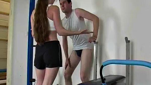 Intense ballbusting at the gym: Hardcore, Fetish & Homemade Porn