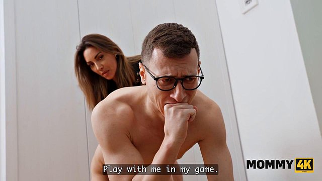 Busty Stepmom Vittoria Divine's Massive Tits Bounce Wildly as She Gets Wrecked by Son-