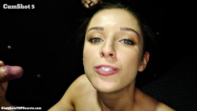 Teen Swallows Ten Cumshots in a Row