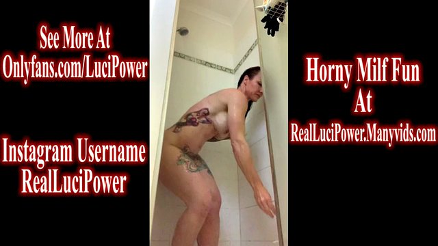 son spying on stepmom in the shower