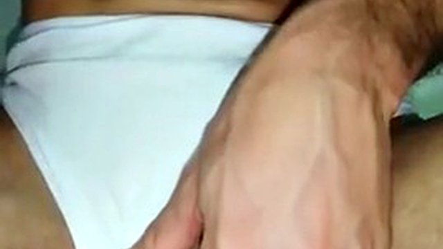 HUGE BIG VENEZUELAN PENIS, INTENSE MASTURBATION IN WHITE TIGHTS, SIX PACK, GAY, TRANS, FEMBOY, CLOSE UP
