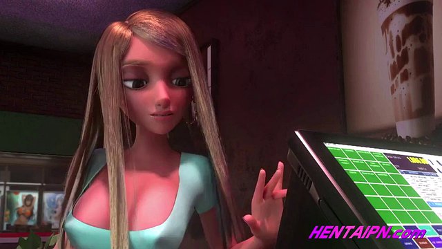 FUTANARI Barista XXX Frappuccino EXCLUSIVE 3D Shemale Sex 2023