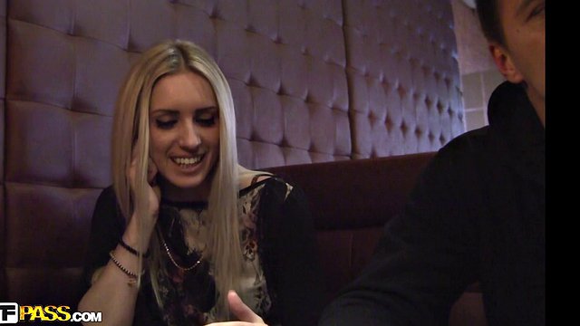Real public sex with an insatiable blondie