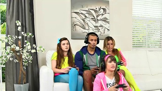 Video games all day can turn into a foursome