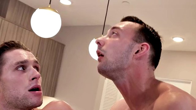 Innocent prank between stepsiblings turns into sensual cock sucking and playing