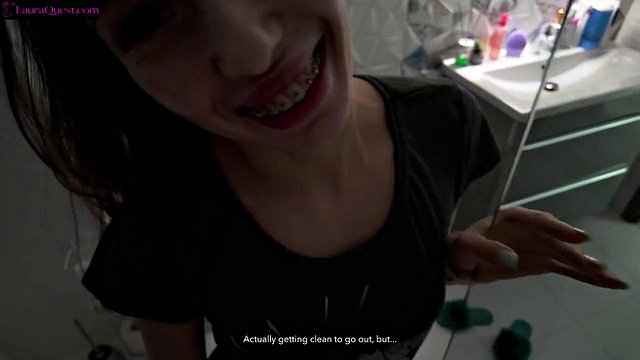 Laura Quest as Nympho Girlfriend Dominates Her Man with Intense Blowjobs, Dirty Talk and Total