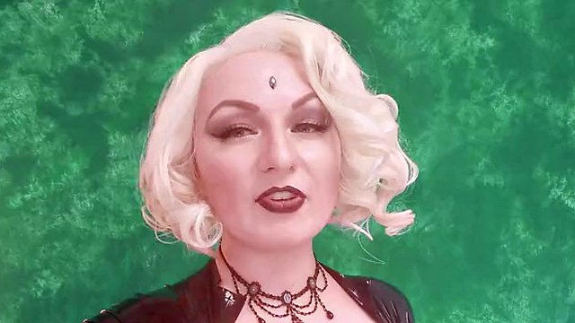 Latex JOI CEI jerk off instructions and cum eating instructor - training - dirty talk - Arya Grander