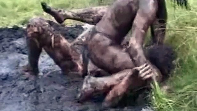 Schlamm-Catfight