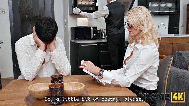 SHAME4K. This bad student punished his MILF Teacher with Anal Sex ft. Bruno Baxter & Laura Luxury: Porn