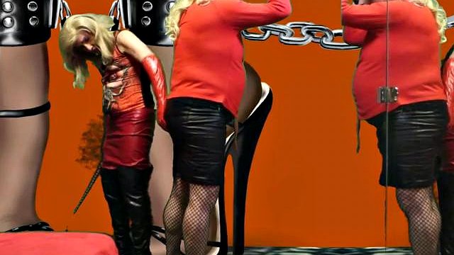 Mrs Samantha Spanks Marina and Fucks