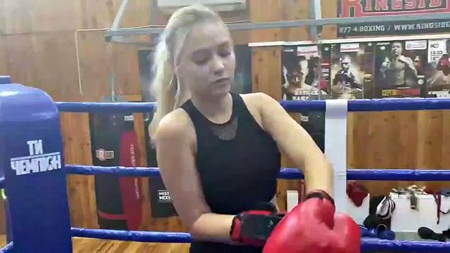 Diana vs Sasha - Kickboxing: Blonde, Brunette & Fetish Porn