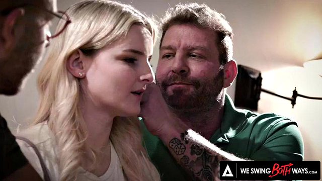WE SWING BOTH WAYS - Innocent Teen Eliza Eves Gives It Up To Her Bisexual Neighbors