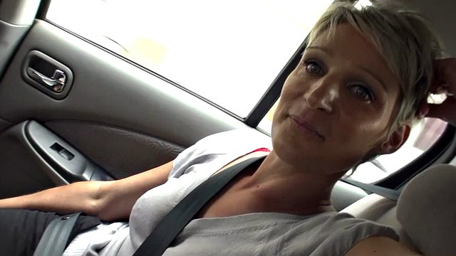 Threesome in the car