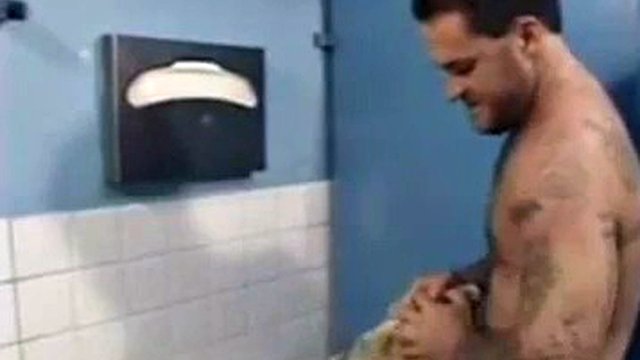 milf is humiliated in public bathroom