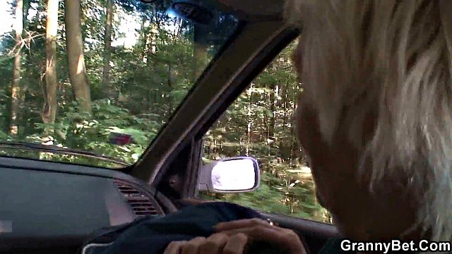 Vovó de peitos grandes de 70 anos espancada na beira da estrada