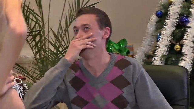 perfect tits xmas surprise