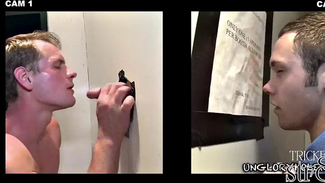 Přímý uživatel Gloryhole oklamaný Jockem