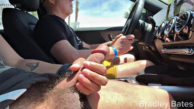 Bradley Bates Caught Jerking by Stepdad on Drive Home