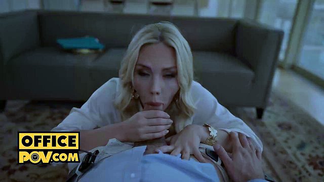 Sexy Angie Lynx Inks Kinky Partnership Deal for Intense Blowjobs, Doggy Pounding