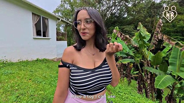 Busty Glasses Beauty from Colombia in Fierce Hardcore Frenzy