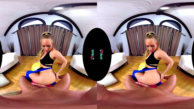 VR 巨尻ワークアウト: 大きなお尻、フェラ、ベイブポルノ