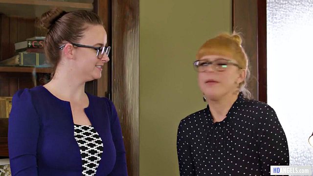 Lesbian Threesome In The Library After Closing Hour - Penny Pax, Karla Kush, Jay Taylor