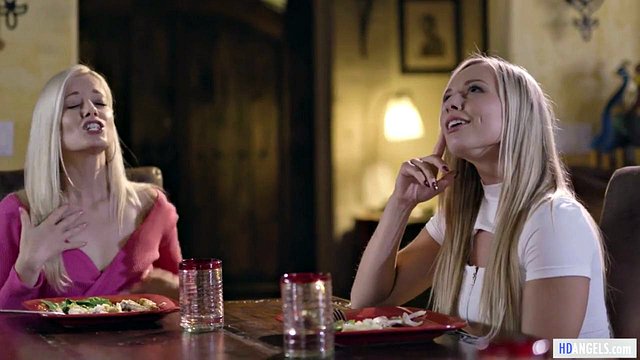Elena Koshka Contrasts Brunette Charlotte Stockely and Long-Haired Aidra Fox to Pick Her Ultimate Lesbian L