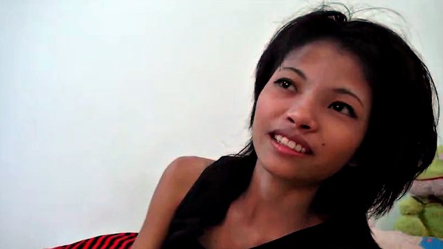 AsianSexDiary Tiny Pinay Asian Teen Tries Huge Cock