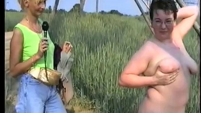 German ugly mature strip