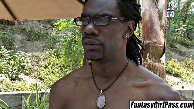 Vanessa Leon Rides John E Depth Poolside in Bikini