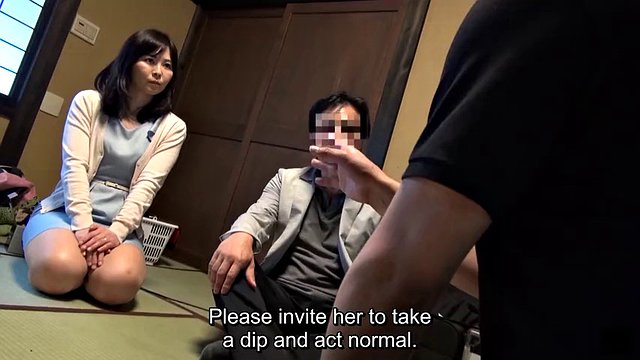 Japanese hotwife swapping first time foursome prank scenario