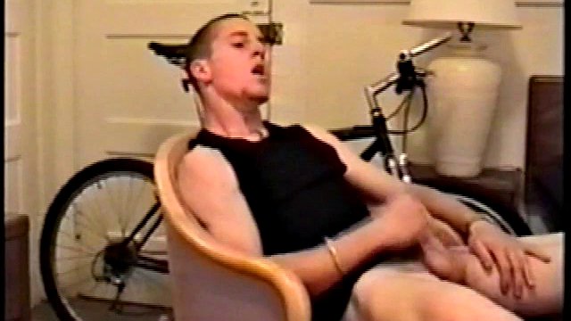 Adam strips down to reveal his toned skater body and leans back for a much needed jerk. He wraps his fist around his limp flesh and with a few punches and ass Adam pushes himself to full hard.