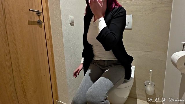 My boss just won't stop flirting... Nobody should see what happens in the office toilet