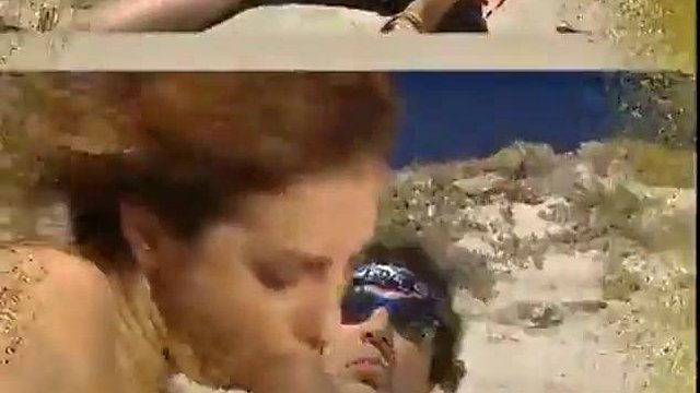 Beach fuck DP 4sum: Doggy, Threesome & Vintage Porn