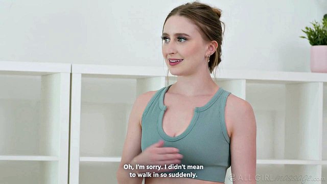 Busty Ember Snow Relaxes in Steamy Massage with Laney Grey