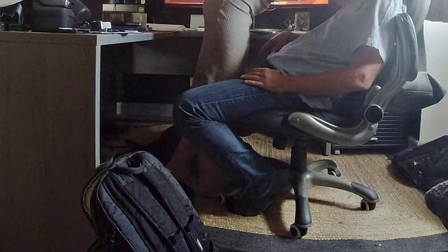 Slutty secretary. I enter his office. I suck him under the table, he cums in my mouth, I swallow eat all and leave