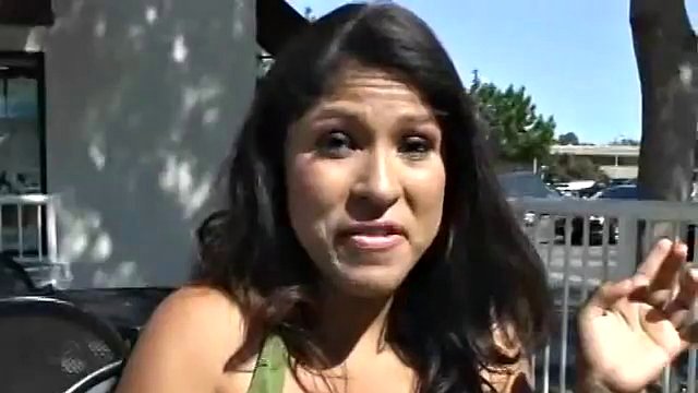 kinky latina has her bush drilled by a hard cock