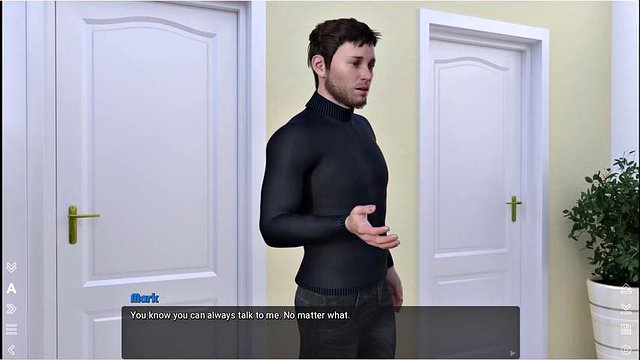 No place like home #3 - Tessa showed Mark het sexy outfit ... Eve and Mark spend some time together ... Mark jerked off while th