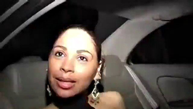 Amateur ebony sex in a car, condom cant fit big dick