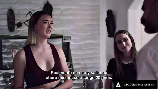 MODERN-DAY SINS - Naughty Anny Aurora Sneaks Off To Bang Her BFF's Stepdad SPANISH SUBTITLES
