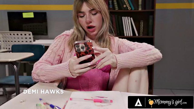 MOMMY'S GIRL - Teacher Reagan Foxx & Stepmom Shay Sights Unite To Discipline Petite Demi Hawks