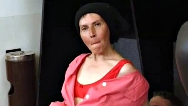 Muscular guy fucks ugly granny