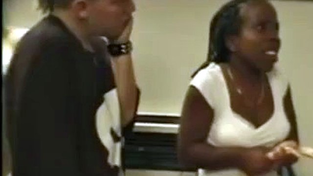 Stunningly Beautiful Black Midget Has a Threesome